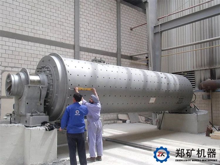 河南鄭礦機器印度項目干式球磨機